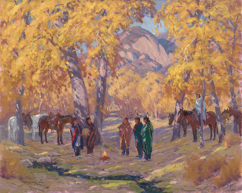 Ron Rencher | The Offering | oil | 16 x 20 | Starting Bid $3000, Buy it Now Price $5000