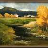 Peggy Immel | Up on the High Road | oil on linen panel | 12 x 16 | view near Vadito, NM | Starting Bid $1000, Buy it Now Price $1400
