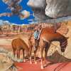 Paige Pierson | This Desert Is Theirs | oil on wood panel | 18 x 24 | Starting Bid $4000, Buy it Now Price $6000