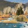 Ellen Beth Harper | Great Day on the Los Piños | oil on linen panel | 10 x 12 | 100% donation by artist | Starting Bid $1000, Buy it Now Price $1400
