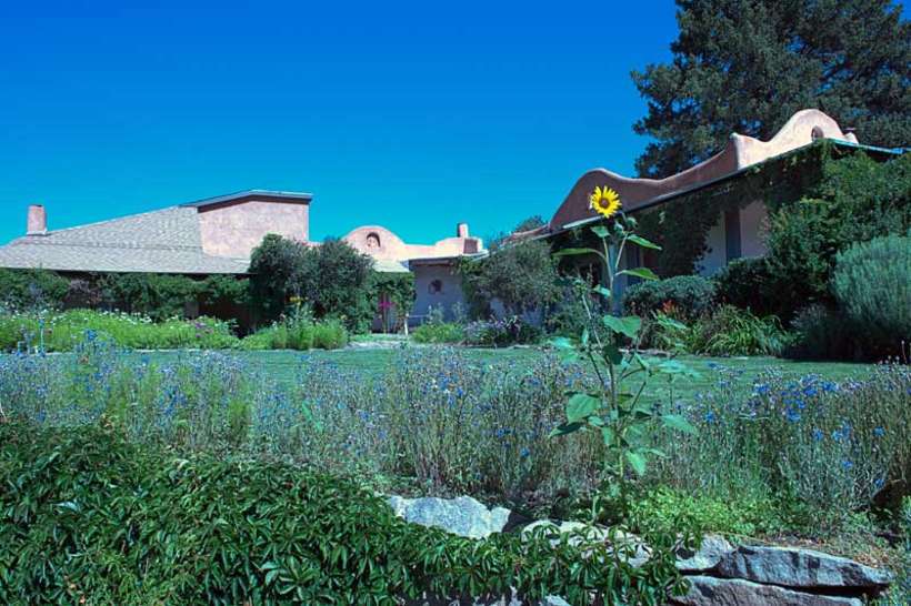 The Couse garden in early summer photographed by Laurence Gustafson