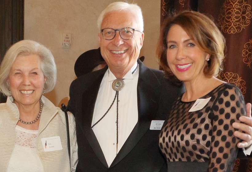 Then-board President Carl Jones with his wife, Lin, and daughter, Jolie, at the 2017 Gala. Carl is now chairman of the board. 