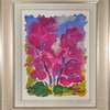 Inger Jirby | Pink Tree at Irving Couse Studio | watercolor | 12 x 9 | Starting Bid $900, Buy it Now Price $2100