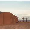 Lenny Foster | Moon over Morada | color photograph | 12 x 22, Framed 19 3/4 x 29 3/4 